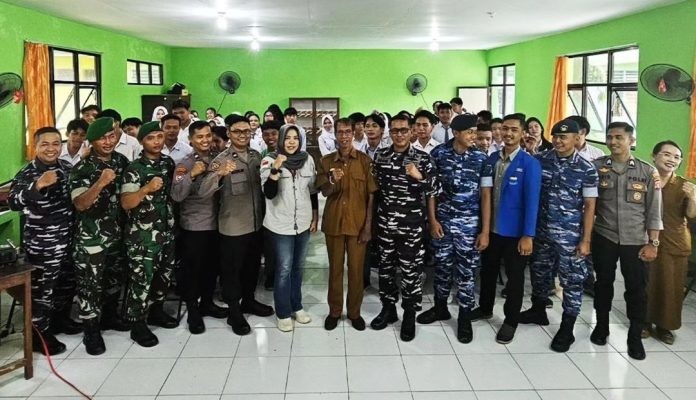 Suasana sosialisasi Binlat Casis TNI, Polri dan Sekolah Kedinasan, yang dilakukan di 3 zona wilayah. (Istimewa)